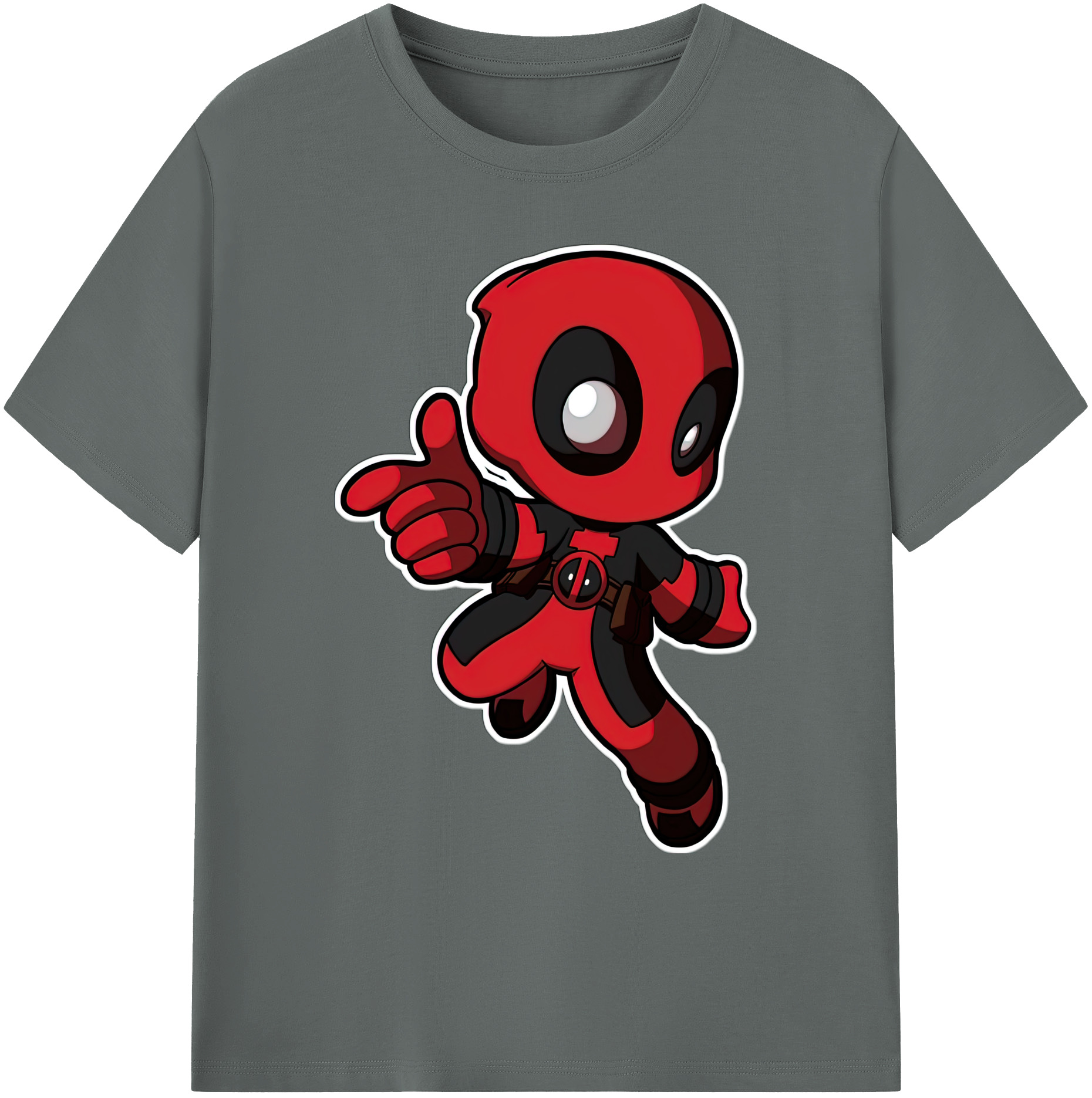 （画像用） Deadpool デッドプール 綿100％ メンズ半袖Tシャツ｜肌触りやわらか＆通気性